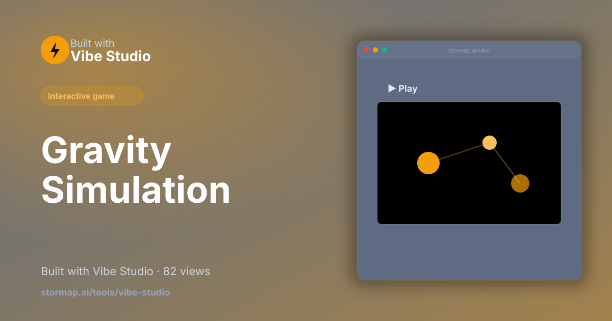 Gravity Simulation preview
