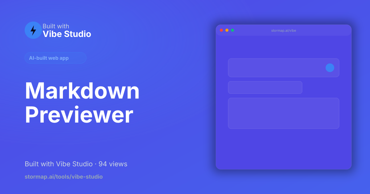 Markdown Previewer preview