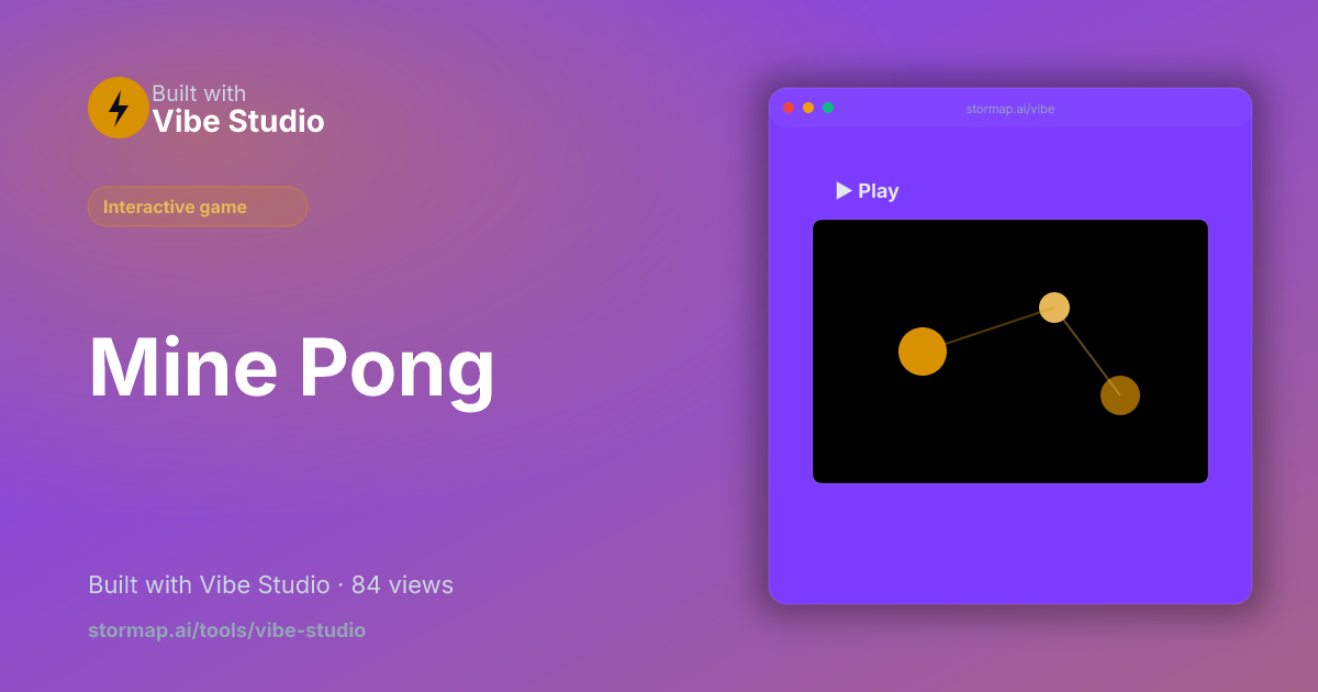 Mine Pong preview