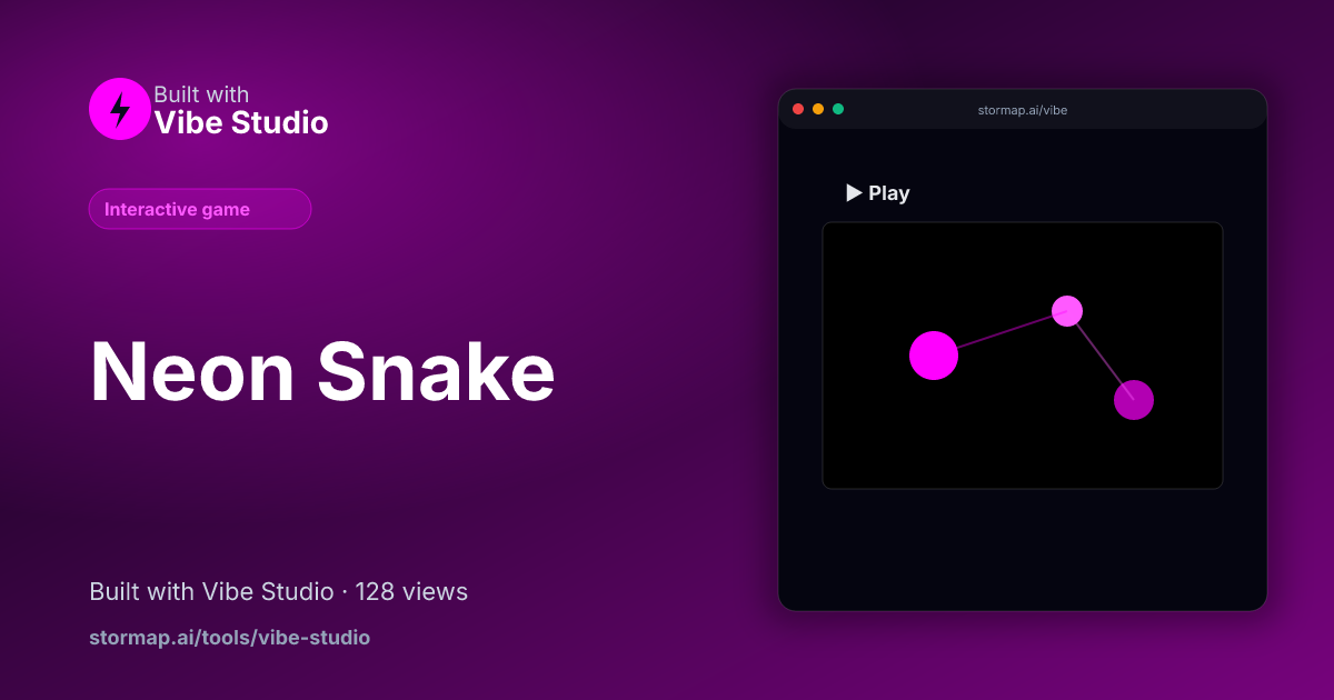 Neon Snake preview