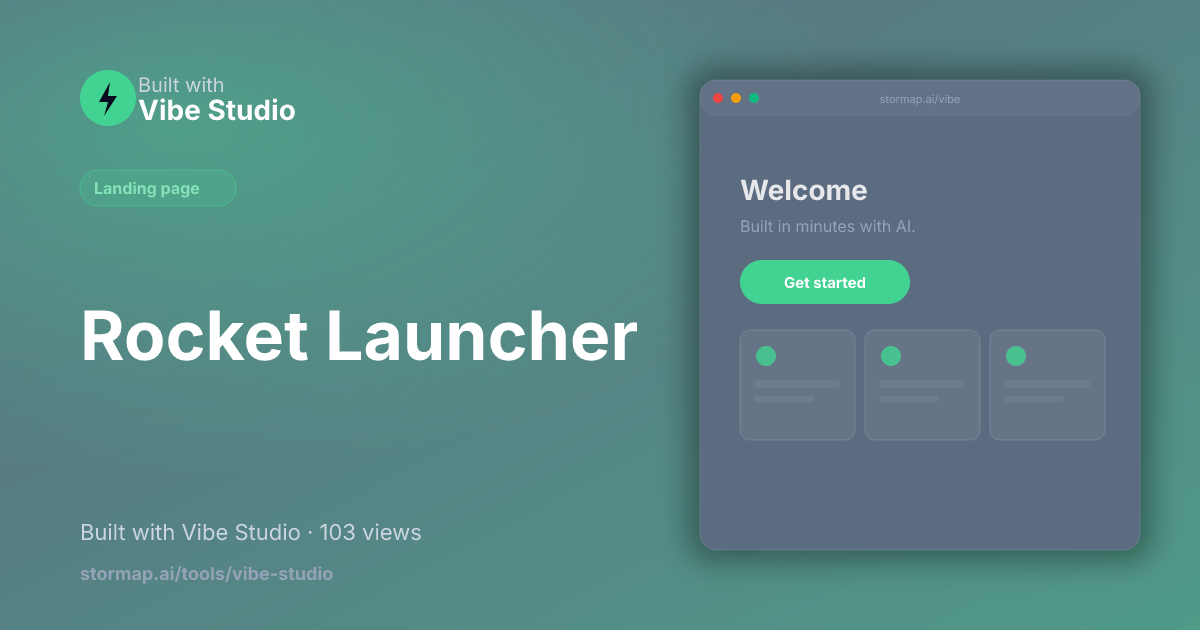 Rocket Launcher preview