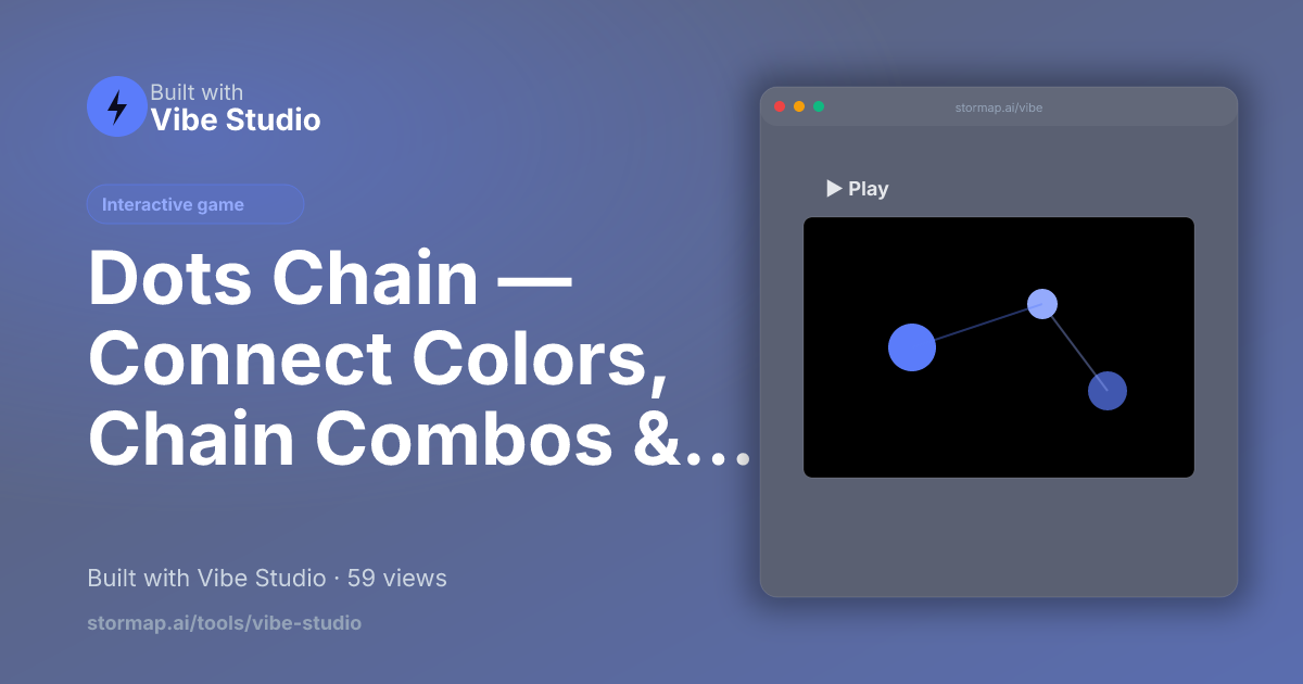 Dots Chain — Connect Colors, Chain Combos & Beat High Scores preview