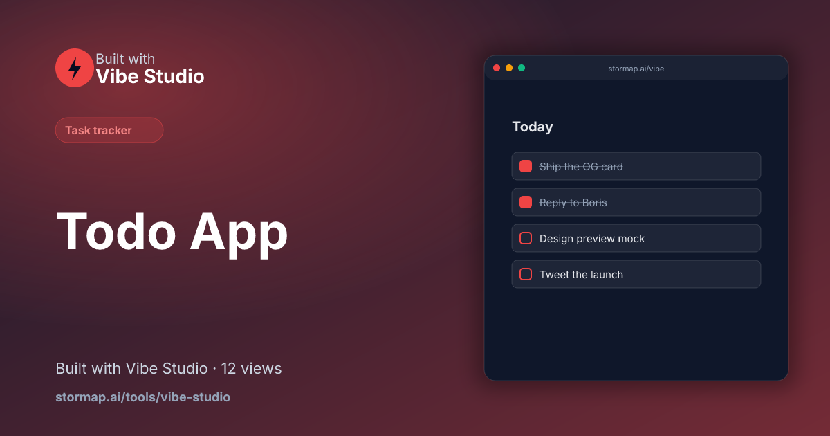 Todo App preview