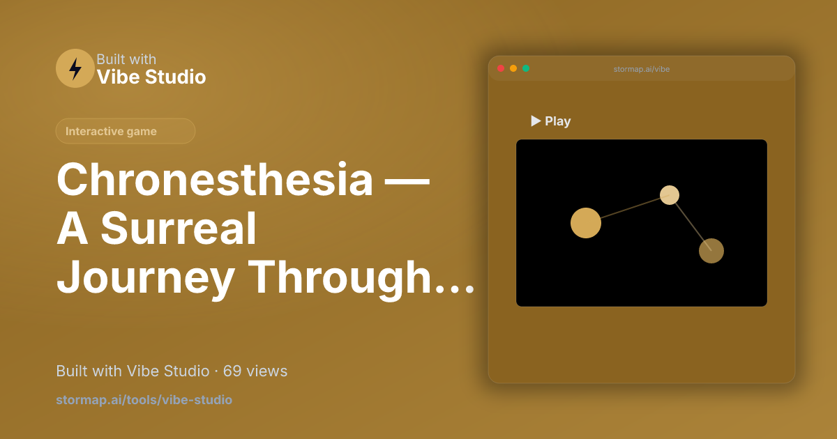 Chronesthesia — A Surreal Journey Through Time Perception preview