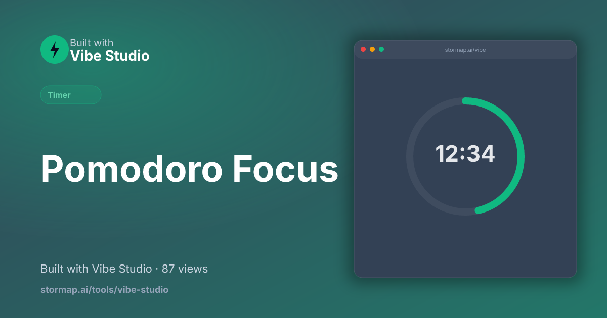 Pomodoro Focus preview